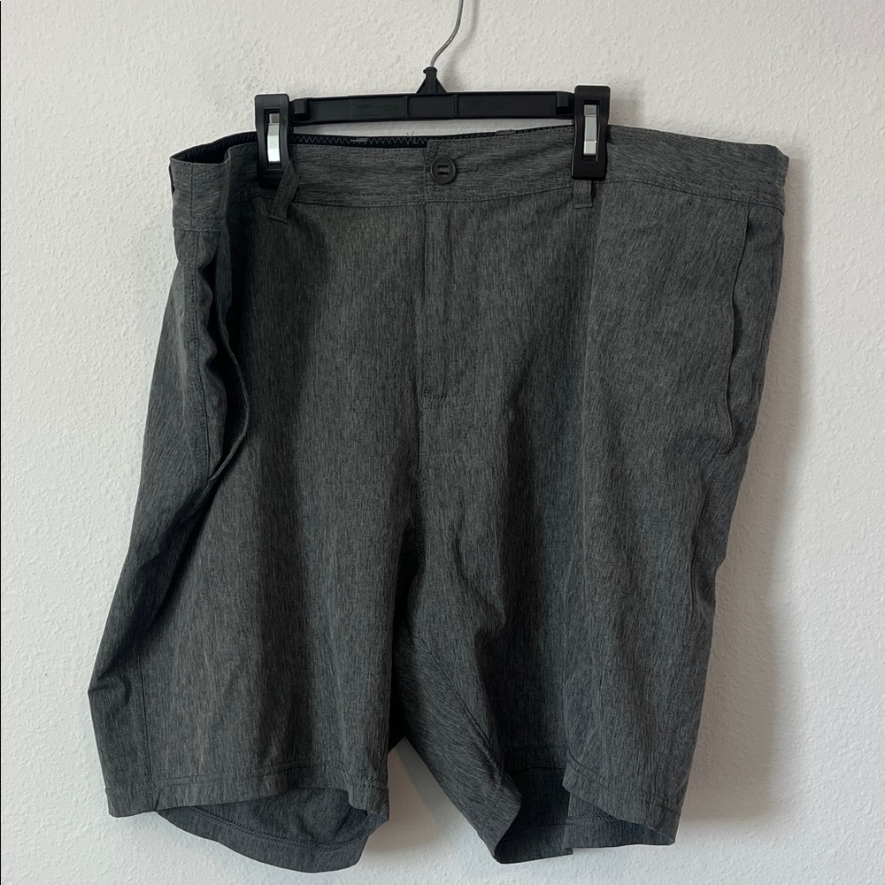 Quiet Storm Gray Hybrid Shorts